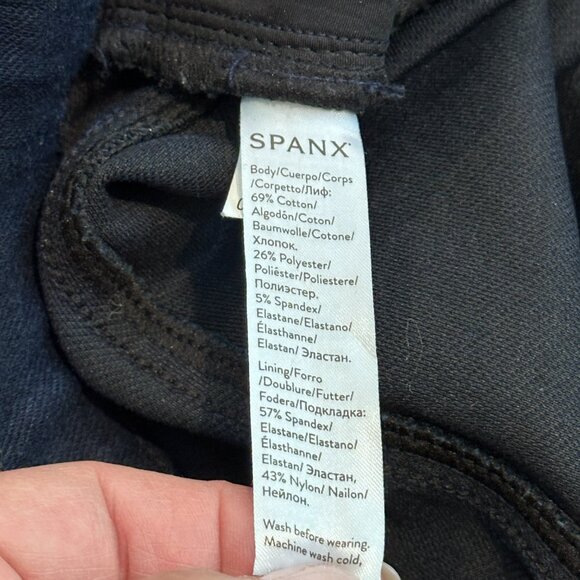 SPANX Jean-ish Ankle Leggings Pull On Shaping Jean Twilight Rinse MEDIUM #20018R - Picture 15 of 15